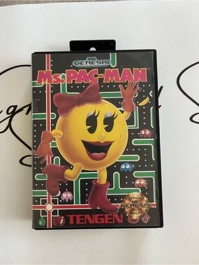 Ms. Pac-Man Sega Genesis Game Cartridge
